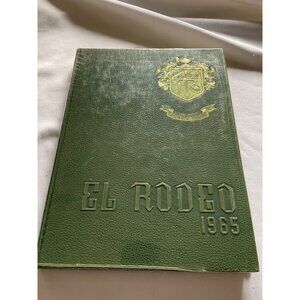 Vintage 1965 El Rodeo High School Yearbook Volume 38 Green Hardcover Collectible